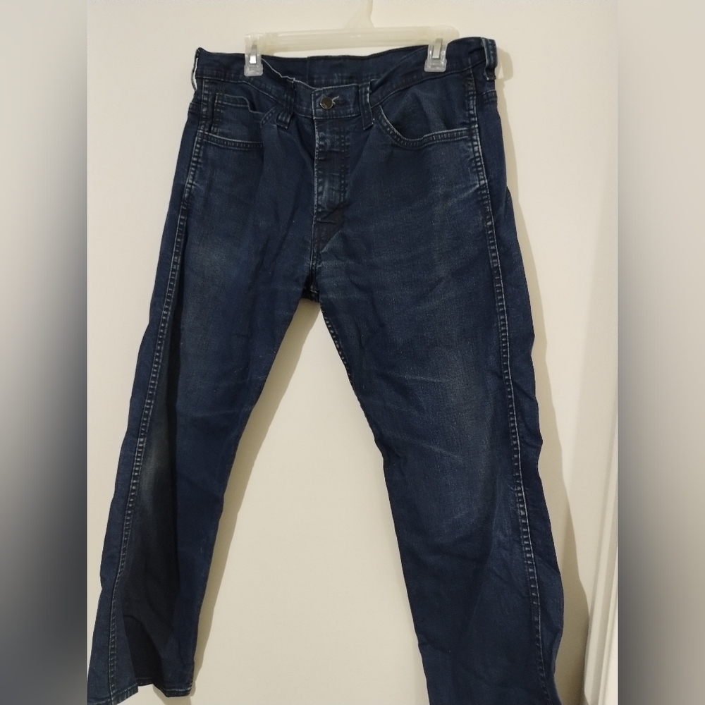 Levi's Dark Blue Straight Jeans